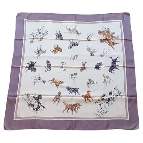 hermes scarf dogs|authentic hermes scarf.